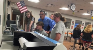 Inland donates new VersaStudio printer to local high school