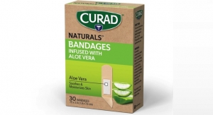 Curad’s New Naturals Adhesive Bandage Contains Ingredients for Wound and Skin Care