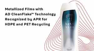APR recognizes metalized films with AD CleanFlake technology 