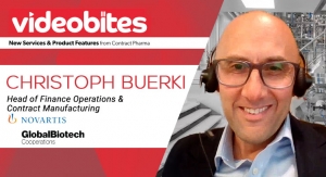 Videobite: Contract Pharma Sits Down with Christoph Buerki of Novartis GlobalBiotech Cooperations