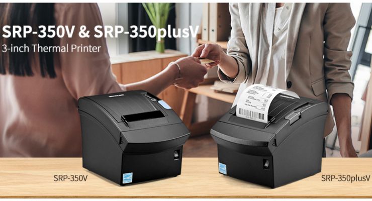 Bixolon Releases SRP-350V and SRO-350plusV Receipt Printer