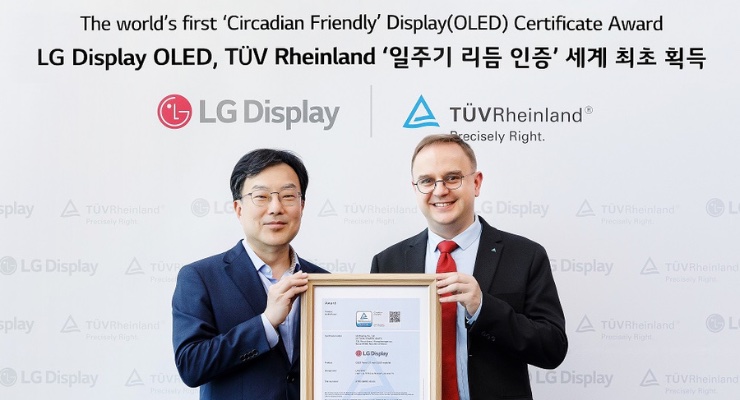 LG Display’s OLED TV, Monitor Panels Receive ‘Circadian Friendly’ Certification