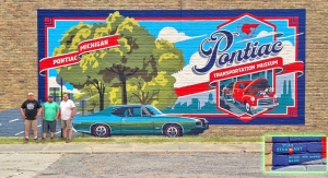AkzoNobel Unveils Mural at the Pontiac Transportation Museum