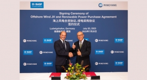 BASF and Mingyang Form JV for Offshore Wind Farm in South China