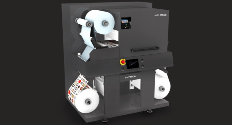 Anytron unveils new label and packaging digital press