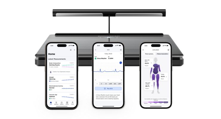 Withings' Body Scan scale will take EKGs and measure segmented body fat -  The Verge