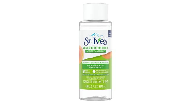 St. Ives Expands Skincare with AHA and BHA Exfoliating Toner Trio