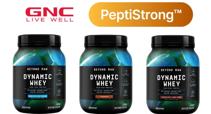 GNC, Nuritas Launch Whey Fortified with PeptiStrong Plant Peptide 