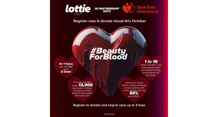 Lottie London’s ‘Beauty for Blood’ Campaign Rallies Community to Donate Blood 