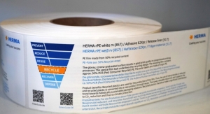 Herma launches label material made from 50% recycled PE 