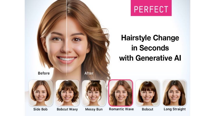 Perfect Corp. Unveils Generative AI Technology for Hairstyling in YouCam Makeup App 