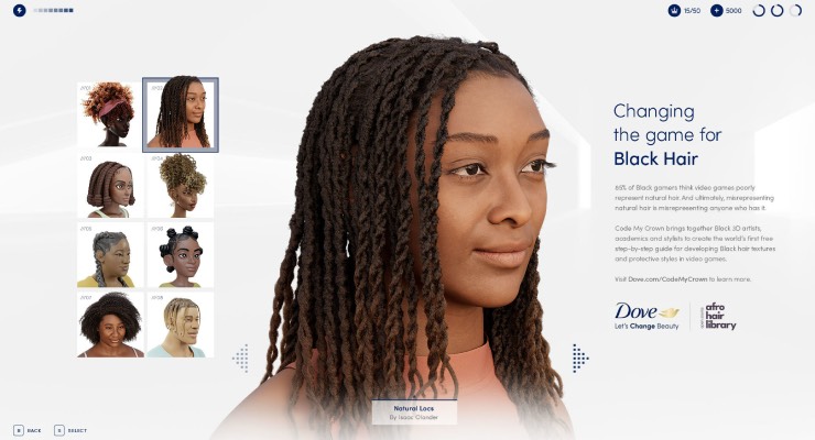 Dove and Open Source Afro Hair Library Launch ‘Code My Crown’     