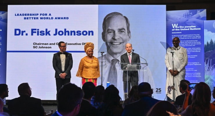 SC Johnson CEO Fisk Johnson Honored with UN Foundation Leadership Award 