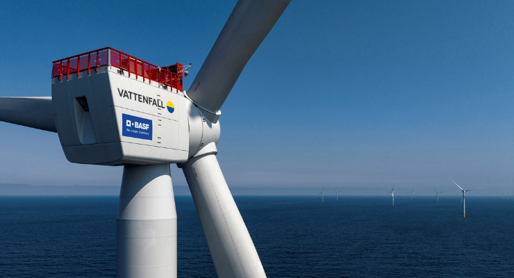 Vattenfall and BASF Partner on German Offshore Wind Farms Nordlicht 1 and 2