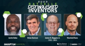 Four Scientists Receive Battelle Distinguished Inventor Recognition