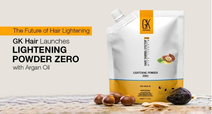 GK Hair Rolls Out Vegan Lightening Powder Zero with Argan Oil