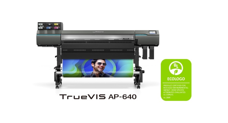 Roland DG Resin Ink for TrueVIS AP-640 Earns ECOLOGO Certification