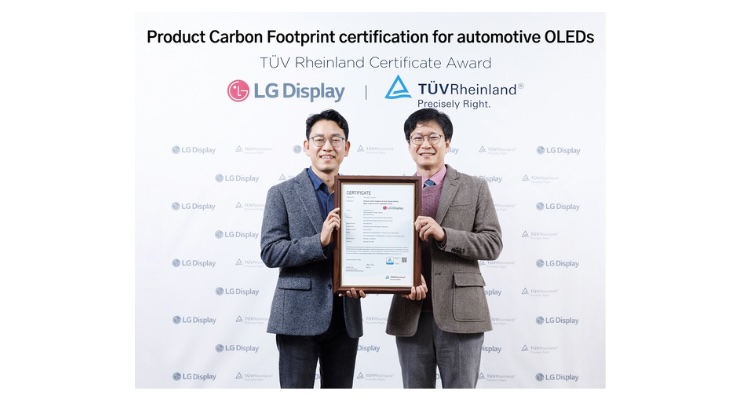LG Display’s Automotive OLED Displays Earn Certification