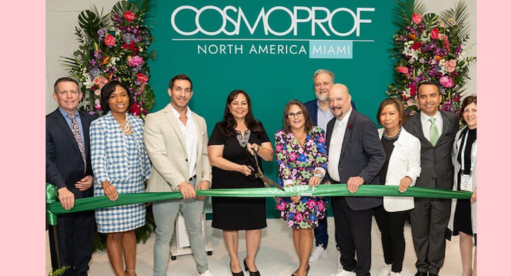 Opening Cosmoprof NA Miami with a Ribbon Cutting Celebration