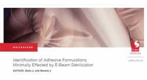 Identification of Adhesive Formulations Minimally Effected by E-Beam Sterilization