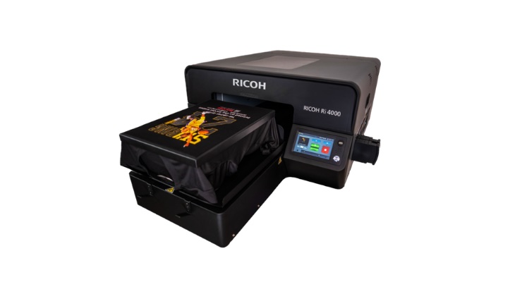 Ricoh Launches RICOH Ri 4000 Direct to Garment Printer
