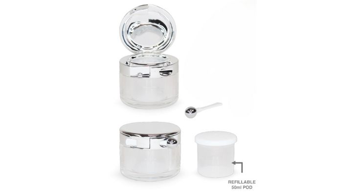 Roberts Beauty Shows Off Refillable Jar