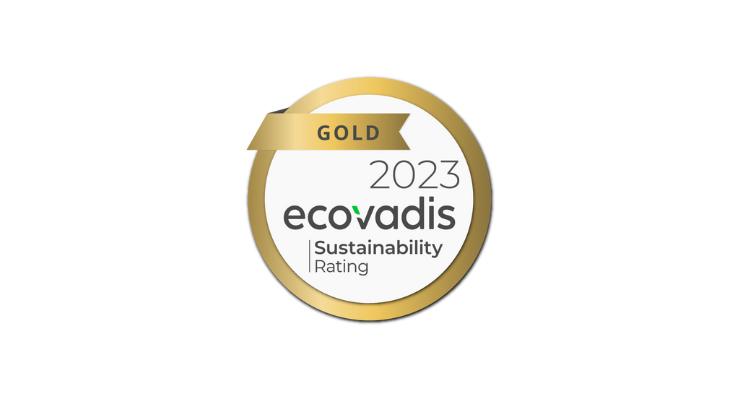 EPS Europe Awarded Gold Sustainability Rating from EcoVadis