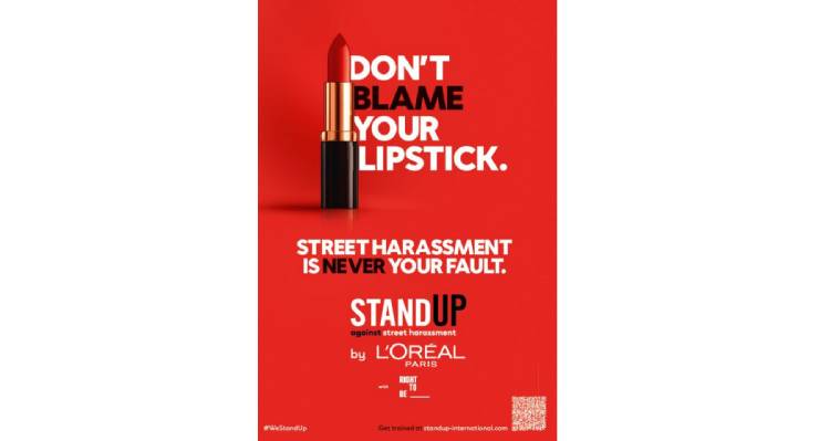 L’Oréal Paris Kicks Off Stand Up Against Street Harassment Campaign On International Women’s Day 