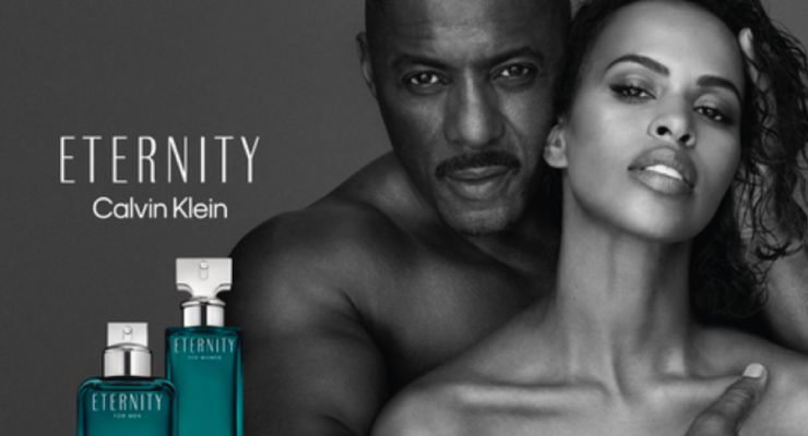 Idris and Sabrina Elba Frontline New Calvin Klein Eternity Aromatic Essence Campaign