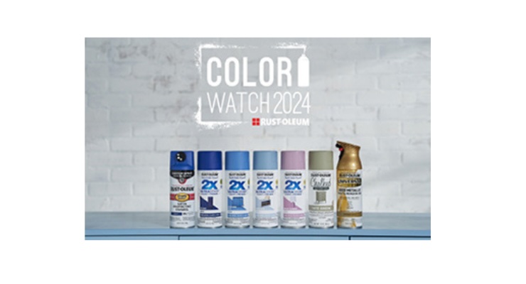 Rust-Oleum Names Satin French Blue 2024 Spray Paint Color of the Year