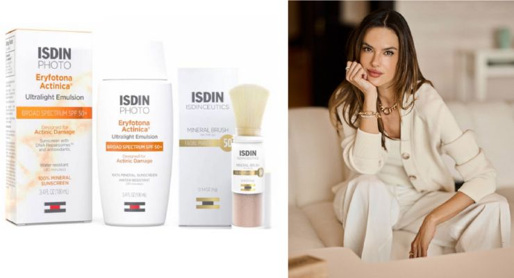 ISDIN Names Alessandra Ambrosio as Brand Ambassador