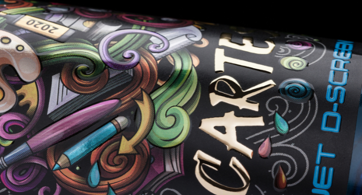 Cartes elevates wine labels with high-end embellishment