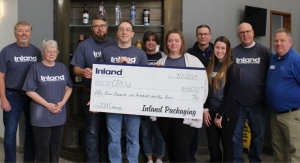 Inland Packaging donates to United Way