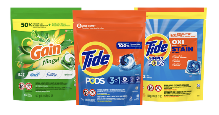 Procter & Gamble Recalls 8.2 Million Defective Bags of Tide, Gain, Ace and Ariel Laundry Detergent
