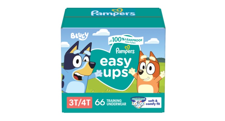 Pampers Easy Ups Launches New Prints Featuring Bluey
