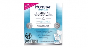 Monistat Introduces Boric Acid Feminine Cleansing Wipes