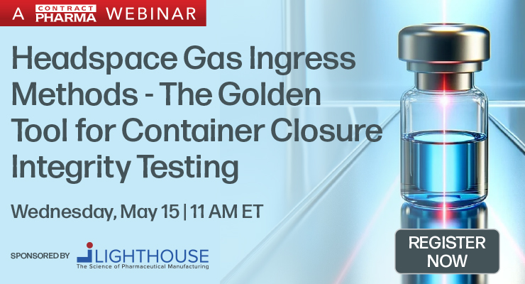 Headspace Gas Ingress Methods - The Golden Tool for Container Closure Integrity Testing