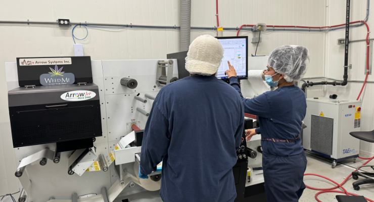 WeedMe standardizes label production with Arrow Systems