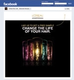 L’Oréal Paris give away one million product samples exclusively on the brand’s Facebook page