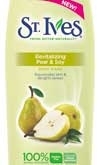 St. Ives Rolls Out Revitalizing Pear & Soy Body Wash
