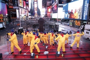 Mr. Clean Cleans Up Times Square