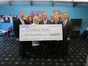 Sherwin-Williams Foundation Awards $50,000 Grant to CHRIS Kids  