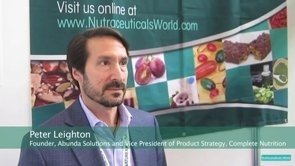 Peter Leighton Talks About Functional Food & Beverage Trends at Vitafoods Europe