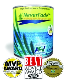 NeverFade Exterior Paint Receives MVP Award 
