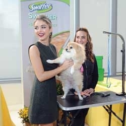 Swiffer And Sarah Hyland Support ASPCA