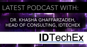 Dr. Khasha Ghaffarzadeh, Head of Consulting for IDTechEx