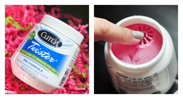 Cutex Twist & Scrub Sponge Nail Polish Remover Jar, 2 fl oz – Vitabox